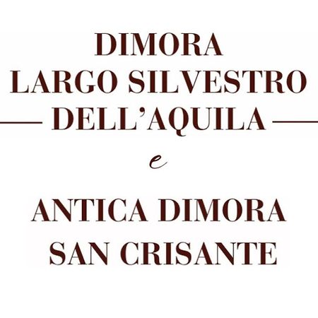 Dimora Largo Silvestro Dell'Aquila- Centro Storico Villa Exteriör bild